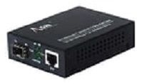 CONV.10/100/1000TX-POE-AF/AT30W TO SFP + F.A65W