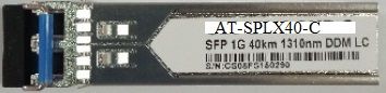 AT-SPLX40-C     ->SFP, 1GB, SM, 1310NM, 40KM, LC