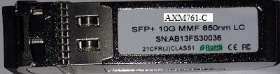 AXM761->SFP+ 10 GBPS MULTIMODO 850NM COMP NETGEAR