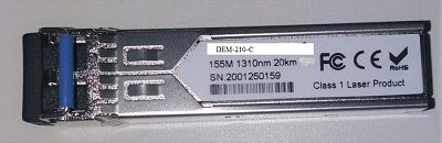 DEM210-C -> 100 MBPS SM 1310NM  20 KM   LC
