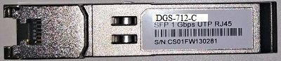DGS712-C ->SFP 1 GBPS  RJ45 DLINK COMPATIBLE