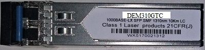 DIS310LX ->SFP 1 GBPS SM INDUST 1310 NM 10 K DLINK