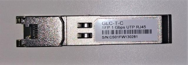 GLC-T ->SFP 1 GBPS  RJ45 CISCO COMPATIBLE