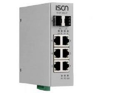 IND. UNMANAGED SW. 6P 10/100TX + 2 SLOTS SFP (100)