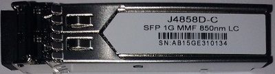 J4858D ->SFP 1 GBPS MULTIMODO 850NM HP/ARUBA 