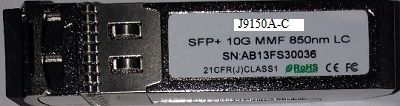 J9150A-> SFP+ 10 GBPS MULTIMODO HP