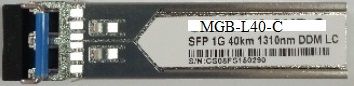 MGB-L40-C     ->SFP, 1GB, SM, 1310NM, 40KM, LC