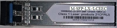 M-SFP-LX-/LCEEC   - IND.SFP 1GB SM1310NM, 10KM LC 