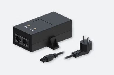 EU  GIGABIT PASSIVE POE INJECTOR, 24W,  24VDC