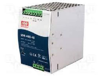 SDR480-48->FUENTE DIN 480 WATTS 48 VDC