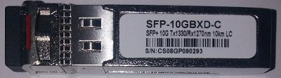 SFP-10G-BX10D ->SFP 10G BIDI 1330/1270 COMP. EXTRE