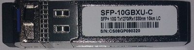 SFP-10G-BX10U->SFP 10 G BIDI 1270/1330 COMP. 