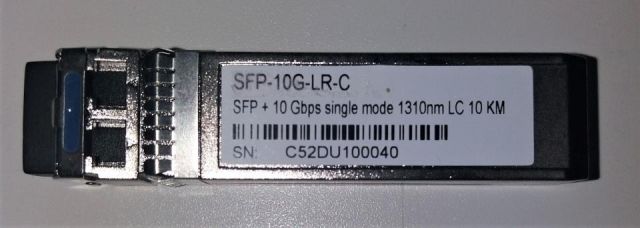 SFP-10G-LR ->SFP+ 10 GBPS  SM  1310NM 