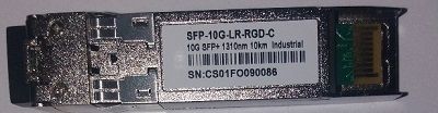 SFP-10G-LR-RGD 10G, 1310NM, SM, 10KM, LC,  INDUST.