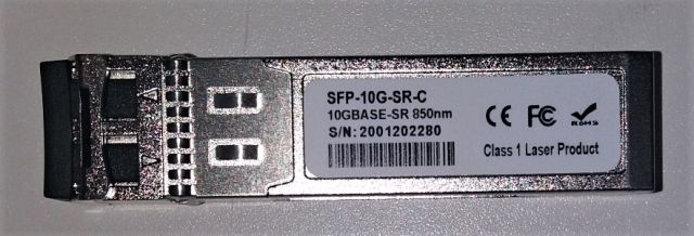 SFP-10G-SR ->SFP+ 10 GBPS MULTIMODO 850 NM 