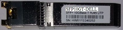 SFP10GT-DELL->         SFP+ 10 GBPS UTP  30 METERS