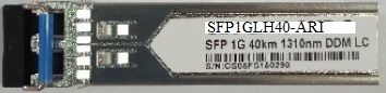 SFP1GLH40-ARI    ->SFP, 1GB, SM, 1310NM, 40KM, LC