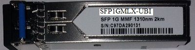 SFP1GMLX-UBI ->SFP 1 GBPS MULTIM 1310NM  2 KM 