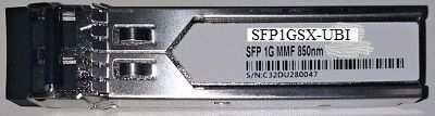  SFP-1G-SX-UBI:     1GB COMP UBIQUITI MM, 850NM LC