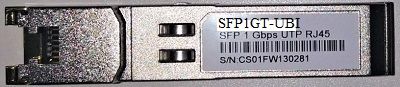 SFP1GT-UBI ->SFP 1 GBPS  RJ45 UBIQUITI COMPATIBLE