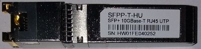 SFPP-T-HU:          10 GBPS RJ45 UTP COMP HUAWEI