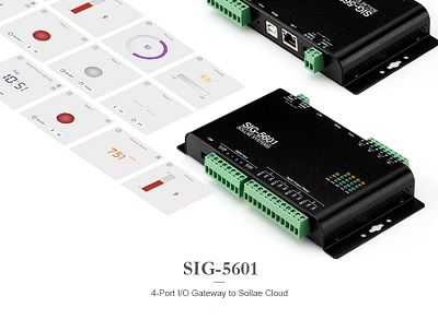 SIG5601:  IoT GATEWAY  ETHERNET/WIFI 4AI 4DI 4DO